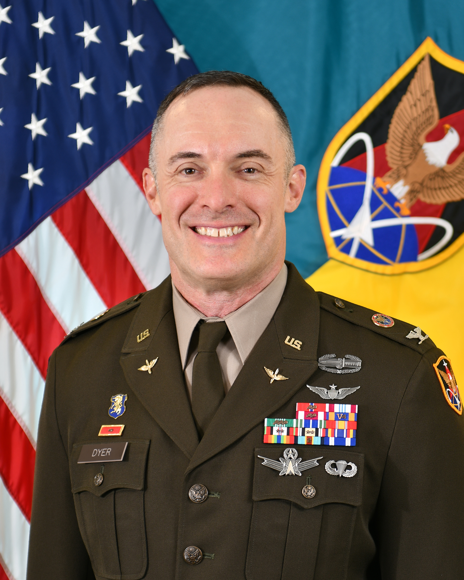 Col. Michael F. Dyer, 1st Space Brigade commander