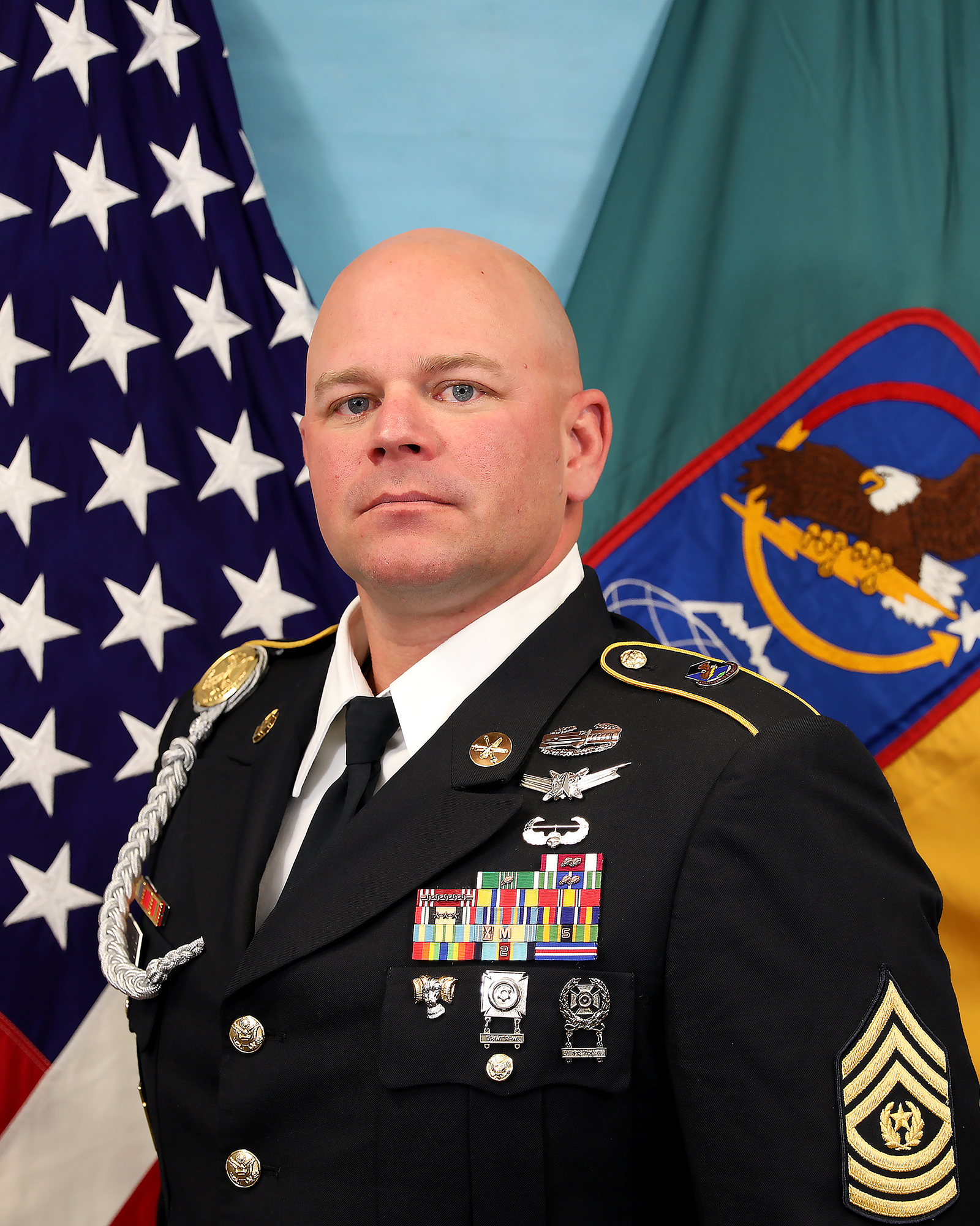 CSM Jeremy Christensen, 100th Missile Defense Brigade Command Sergeant Major